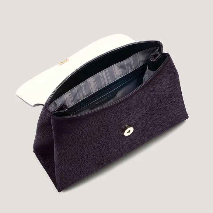 Women Belle Handbag Burgundy Black White Fiorelli Grab Bags