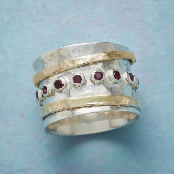 Women Belted Ruby Ring Sundance Catalog Rings