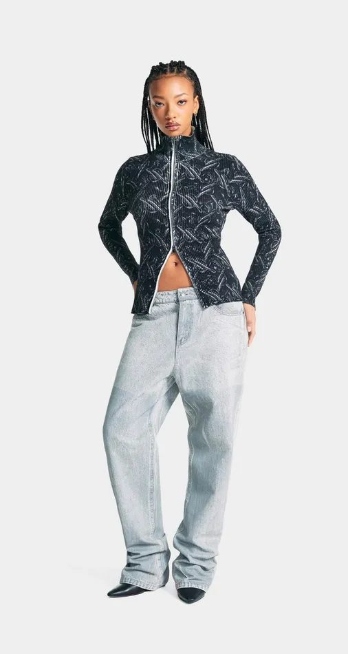 Women Black Alora Bubblewrap Knit Cardigan Daily Paper Knitwear Women Black Alora Bubblewrap Knit Cardigan Daily Paper Knitwear