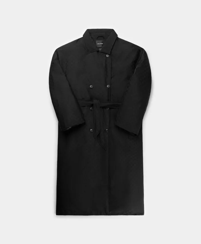 Women Black Oversized Riesha Trenchcoat Daily Paper Jackets