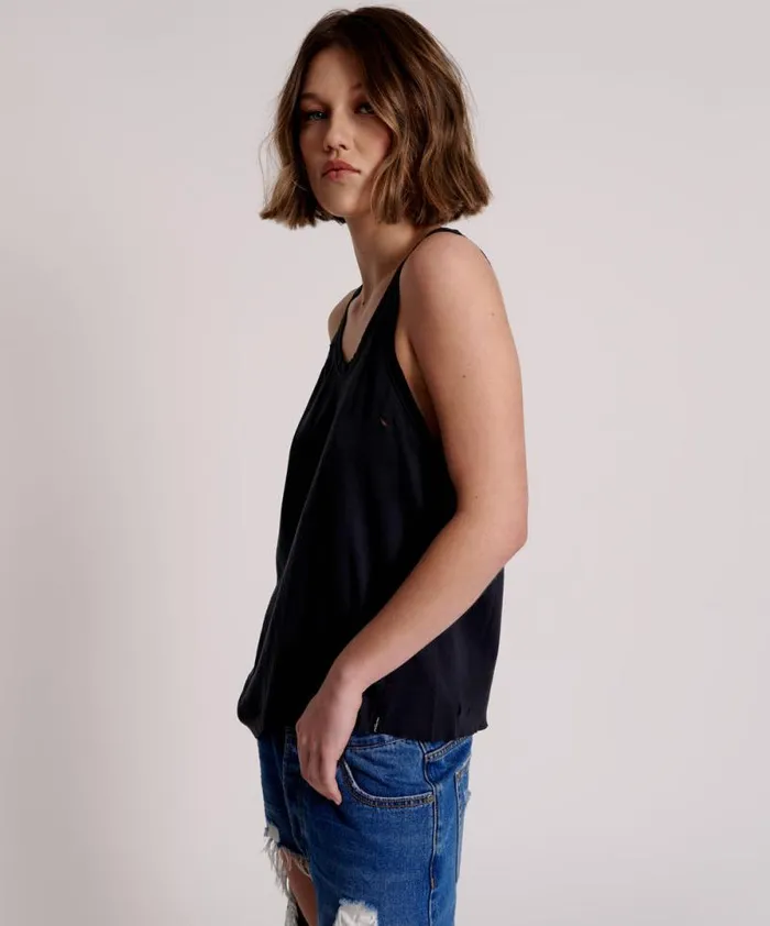 Women BLACK STONE RIBBED DISTRESSED DADDIO SINGLET One Teaspoon Tees and Tanks Women BLACK STONE RIBBED DISTRESSED DADDIO SINGLET One Teaspoon Tees and Tanks