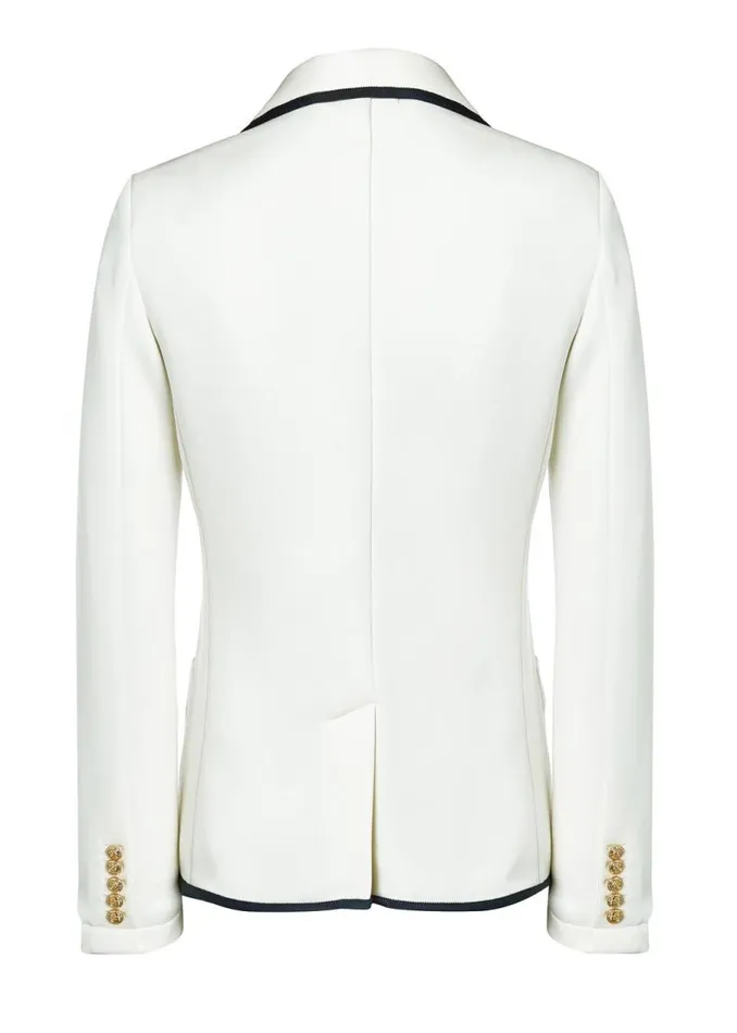 Women Blazers Holland Cooper Henley Blazer Cream Women Blazers Holland Cooper Henley Blazer Cream