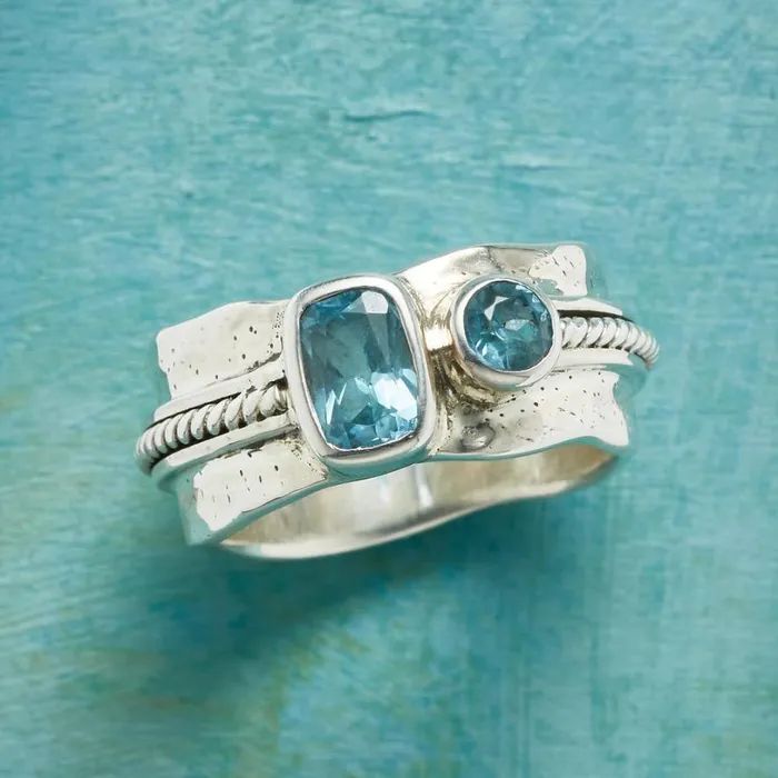 Women Blue By Blue Ring Sundance Catalog Rings