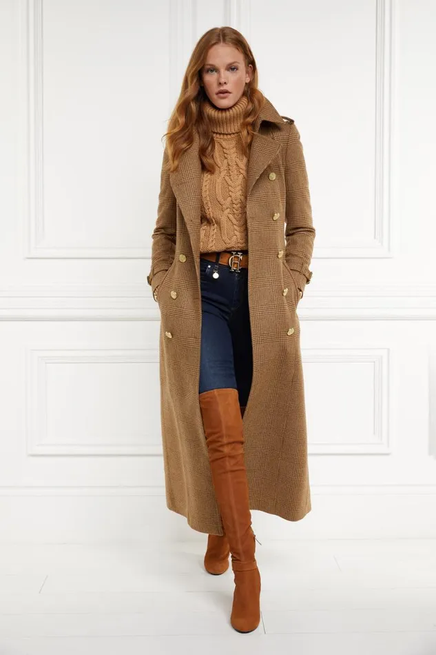 Women Boots Holland Cooper Sloane Over The Knee Boot Tan Women Boots Holland Cooper Sloane Over The Knee Boot Tan