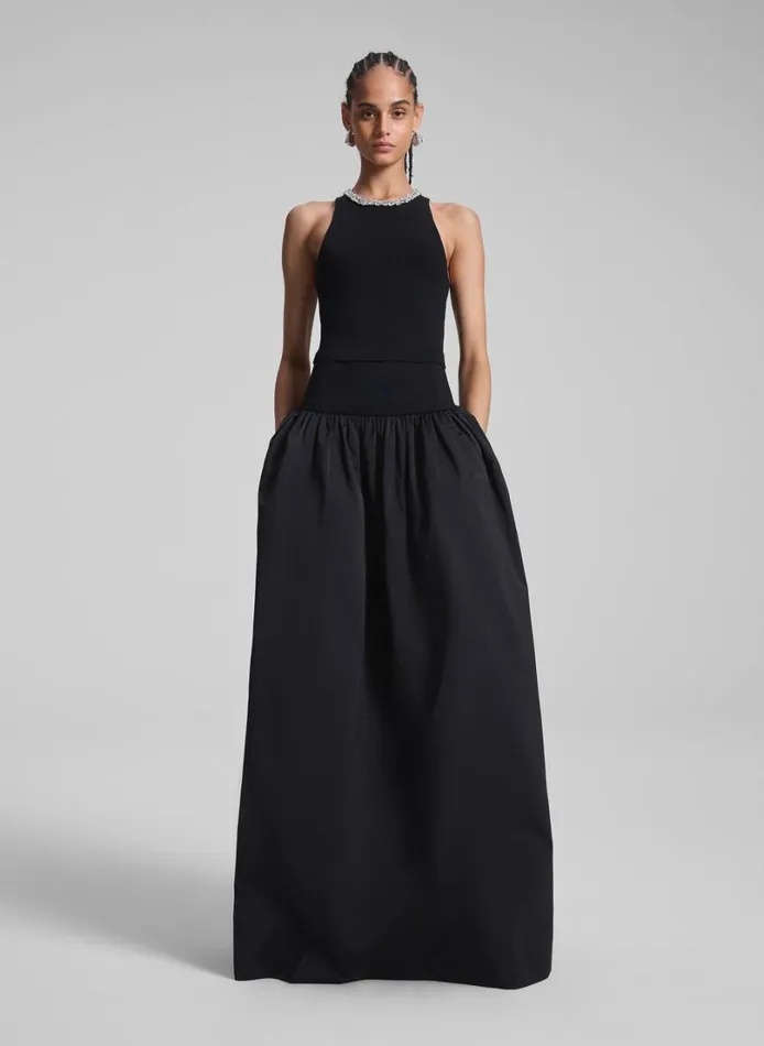 Women Bottoms ALC Jacqueline Maxi Skirt Black