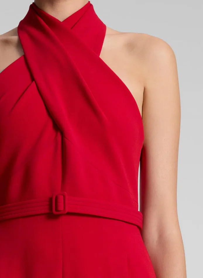 Women Bottoms ALC Murphy II Wide Leg Jumpsuit Really Red