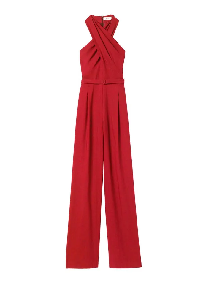 Women Bottoms ALC Murphy II Wide Leg Jumpsuit Really Red