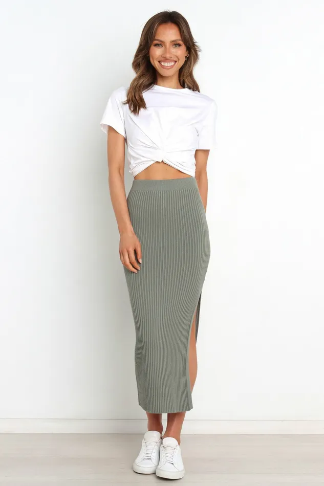 Women Bowen Skirt Olive Skirts Petal and Pup