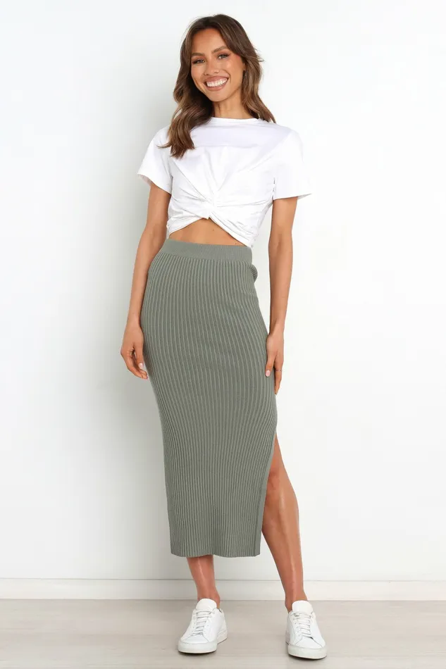 Women Bowen Skirt Olive Skirts Petal and Pup