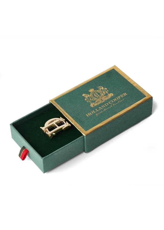 Women Brooch and Keyring Holland Cooper HC Brooch Gold
