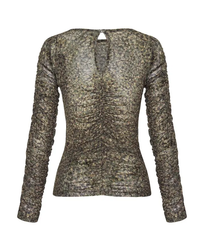 Women CAMO NIGHT FEVER LONGSLEEVE MESH TOP One Teaspoon Tops Women CAMO NIGHT FEVER LONGSLEEVE MESH TOP One Teaspoon Tops