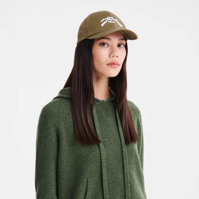 Women Caps and hats Longchamp Solid cap Artichoke