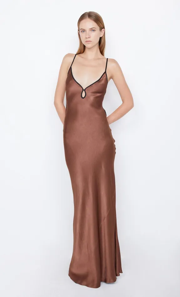 Women CEDAR CITY MAXI DRESS 8211 CHOCBLACK Bec Bridge Wedding Guest