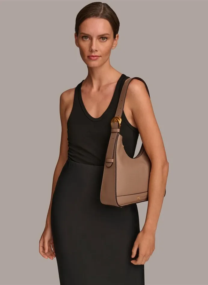 Women CEDARHURST HOBO Fawn Donna Karan New York Shoulder And Hobo Bags Women CEDARHURST HOBO Fawn Donna Karan New York Shoulder And Hobo Bags