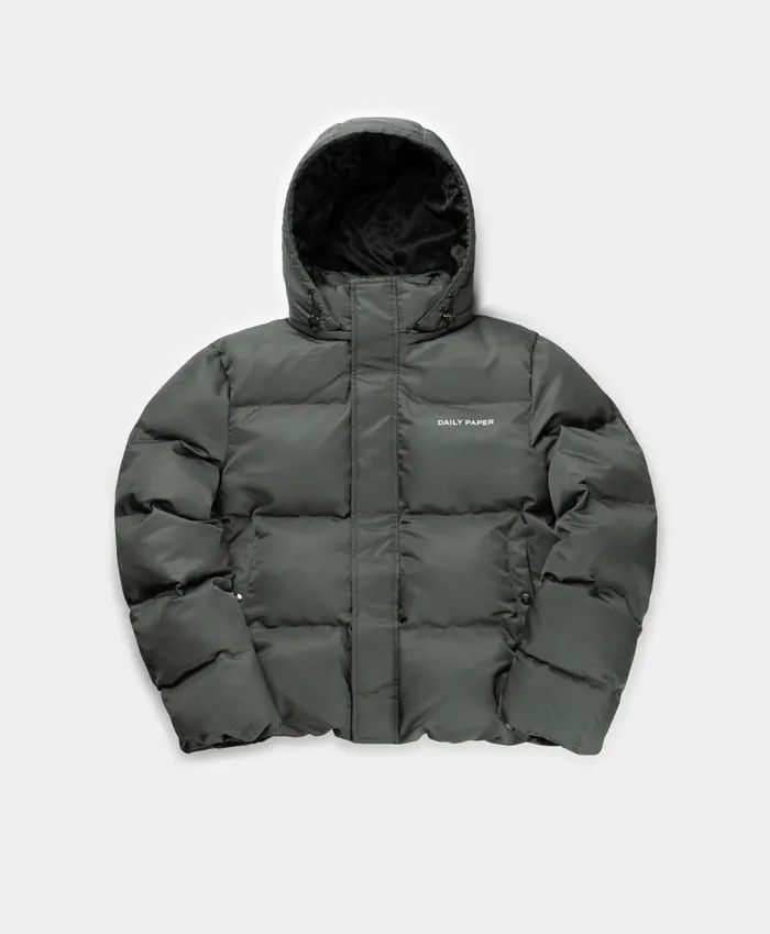 Women Chic Green Epuffa Daily Paper Jackets