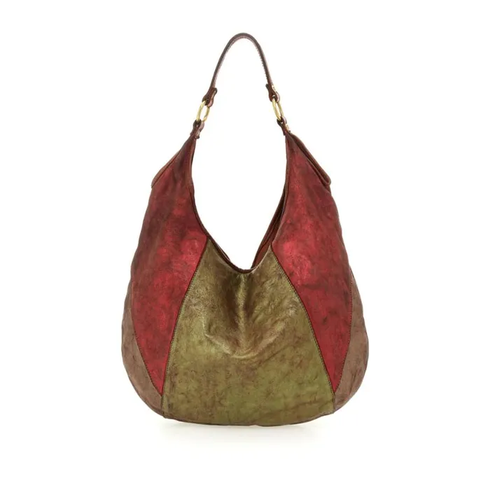 Women Corallo Multicolor Campomaggi ShoulderHobo Bag