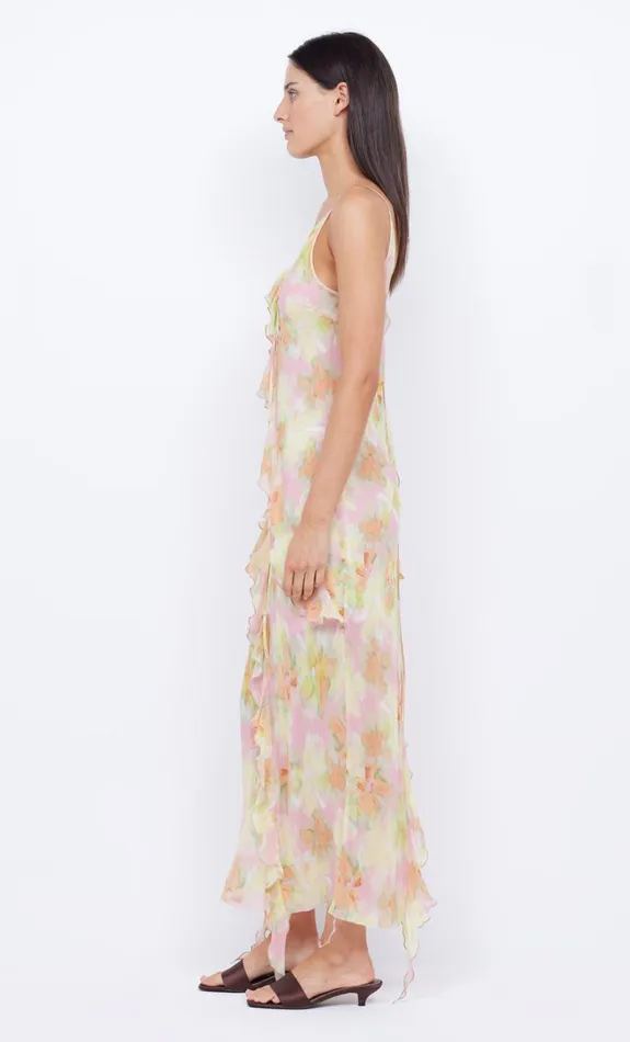Women COURTNEY FRILL MAXI DRESS 8211 PINK BLOSSOM Bec Bridge Prom Dresses