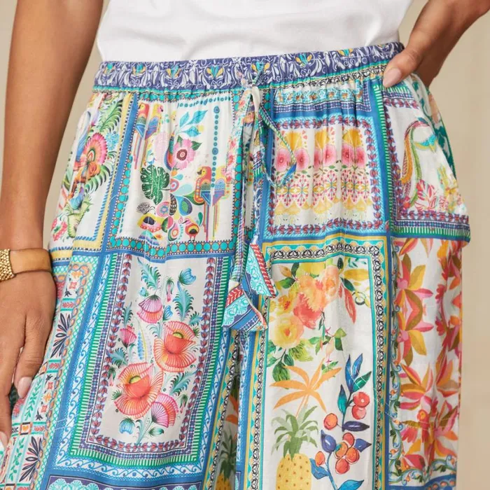 Women Crawford Pants Blue Multi Sundance Catalog Pants and Shorts Women Crawford Pants Blue Multi Sundance Catalog Pants and Shorts