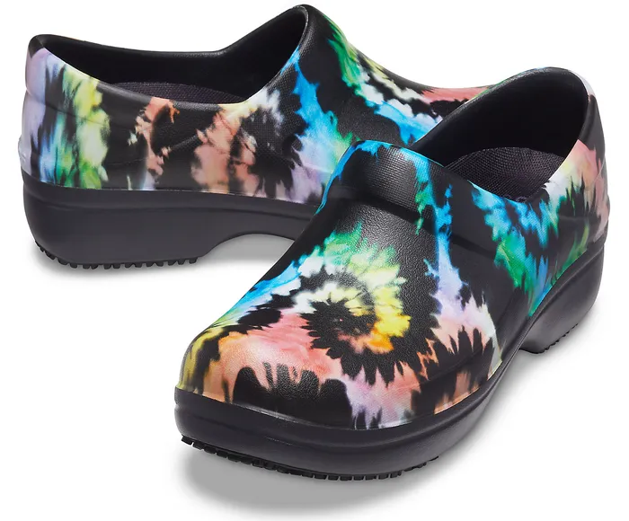 Women Crocs Neria Pro II Graphic Clog Black Clogs