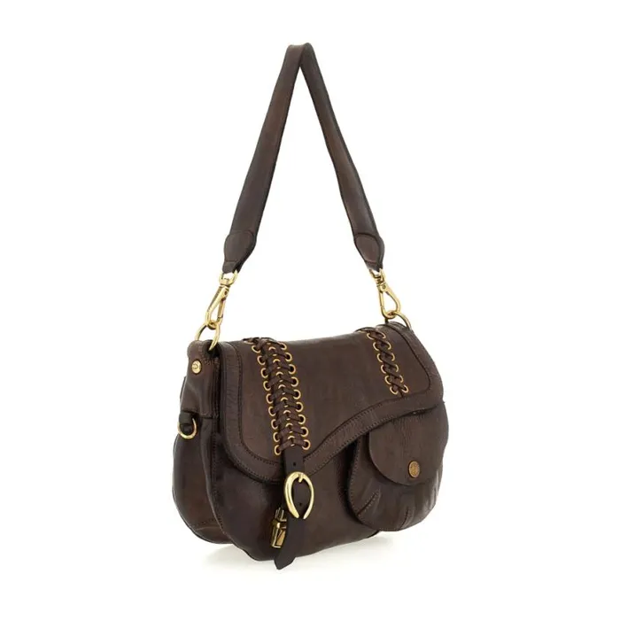 Women Dalia Brown Campomaggi ShoulderHobo Bag Women Dalia Brown Campomaggi ShoulderHobo Bag