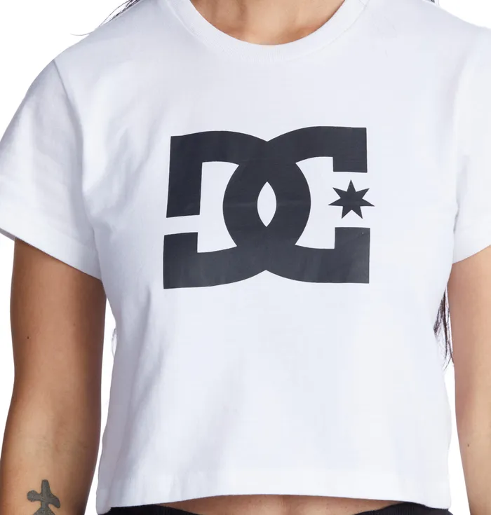 Women DC Shoes DC Star Cropped TShirt white TShirts Hoodies and Jackets