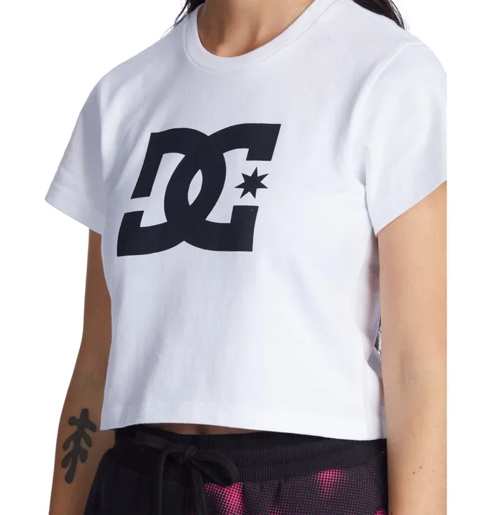 Women DC Shoes DC Star Cropped TShirt white TShirts Hoodies and Jackets