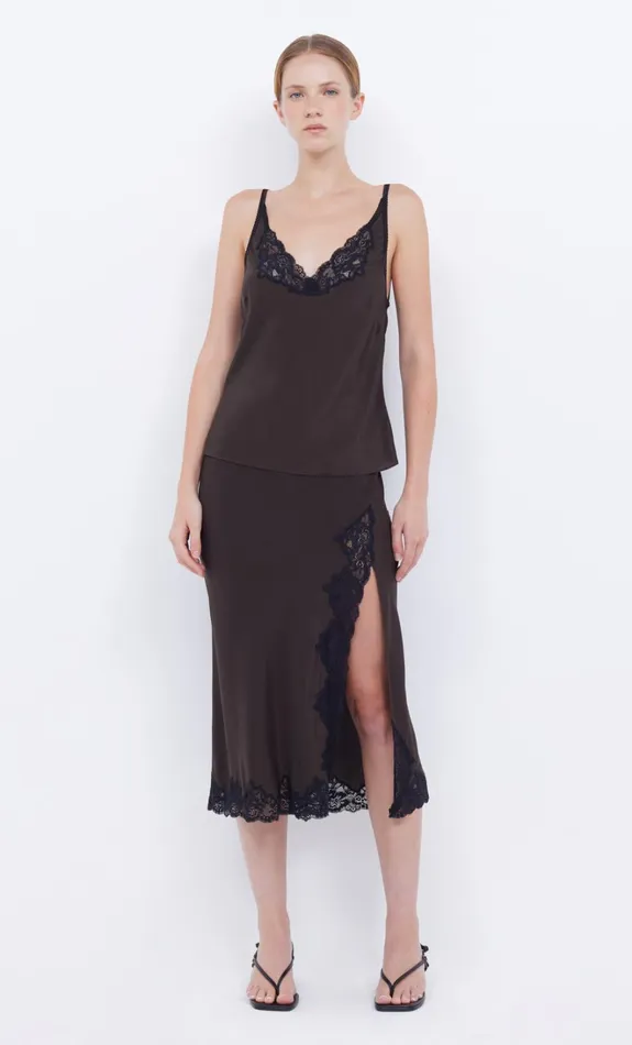 Women DEJA VOUS CAMI 8211 CHOCBLACK Bec Bridge Sleeveless