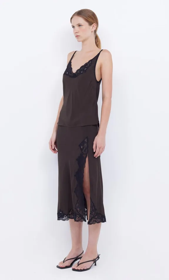 Women DEJA VOUS CAMI 8211 CHOCBLACK Bec Bridge Sleeveless