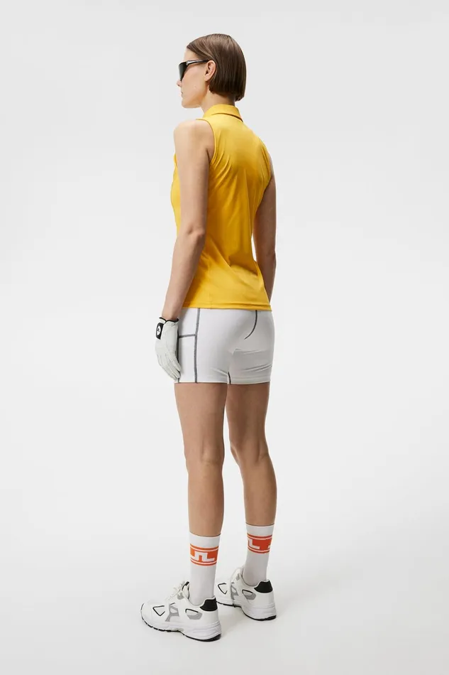 Women Dena Sleeveless Top Citrus JLindeberg Polo Shirts Women Dena Sleeveless Top Citrus JLindeberg Polo Shirts