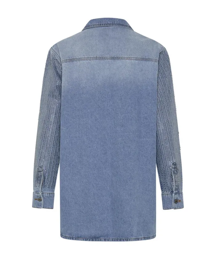 Women DESERT JEWEL DENIM TRUCKER DRESS One Teaspoon Midi and Maxi Dresses Women DESERT JEWEL DENIM TRUCKER DRESS One Teaspoon Midi and Maxi Dresses