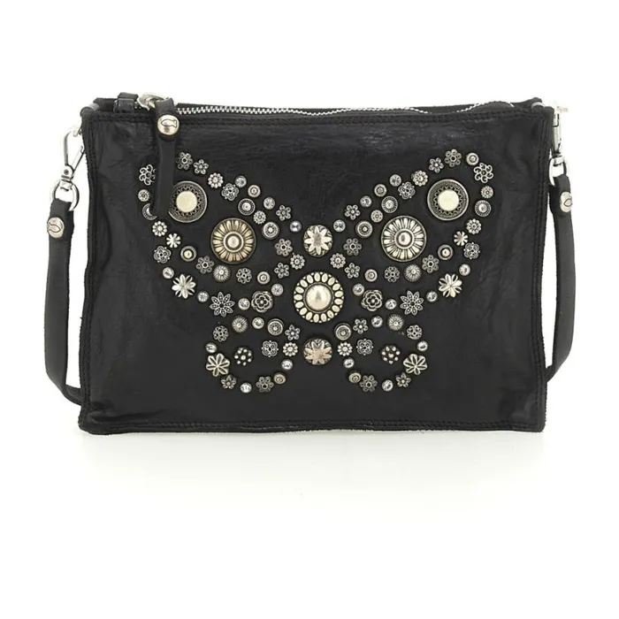 Women Diamante Black Campomaggi Crossbody Bags