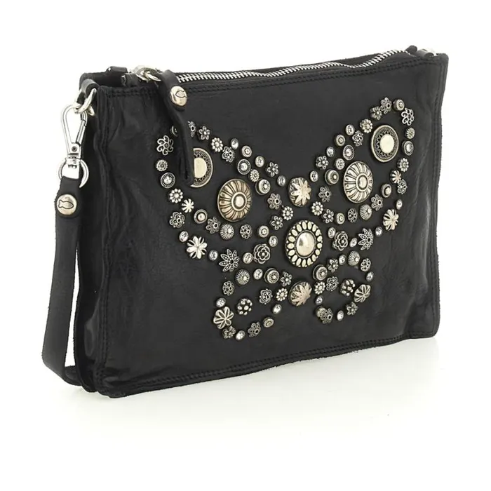 Women Diamante Black Campomaggi Crossbody Bags