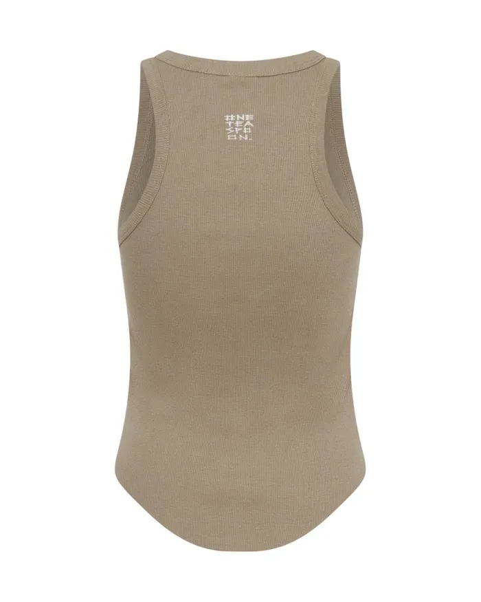 Women DISTRESSED RAMONE RIB TANK One Teaspoon Tops Women DISTRESSED RAMONE RIB TANK One Teaspoon Tops