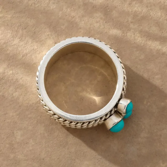 Women Dots Of Turquoise Ring Sundance Catalog Rings Women Dots Of Turquoise Ring Sundance Catalog Rings