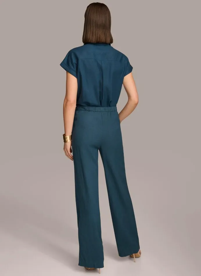 Women DRAWSTRING PANT Tide Navy Donna Karan New York Pants Women DRAWSTRING PANT Tide Navy Donna Karan New York Pants