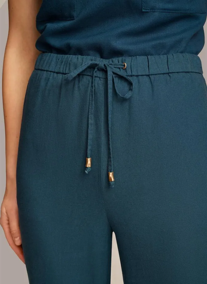 Women DRAWSTRING PANT Tide Navy Donna Karan New York Pants Women DRAWSTRING PANT Tide Navy Donna Karan New York Pants