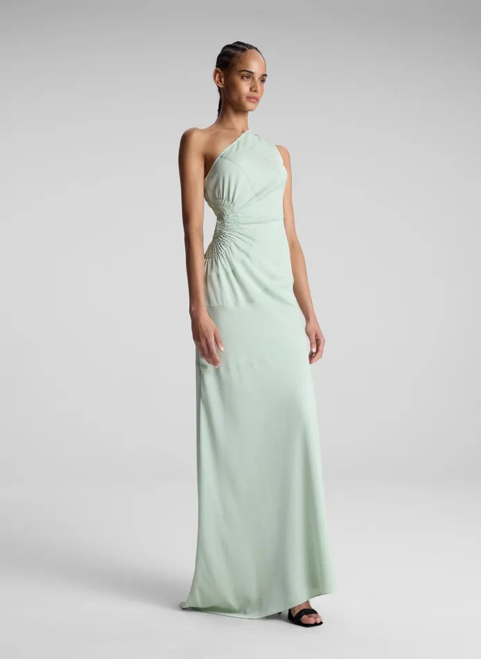 Women Dresses ALC Paige One Shoulder Maxi Dress Mint