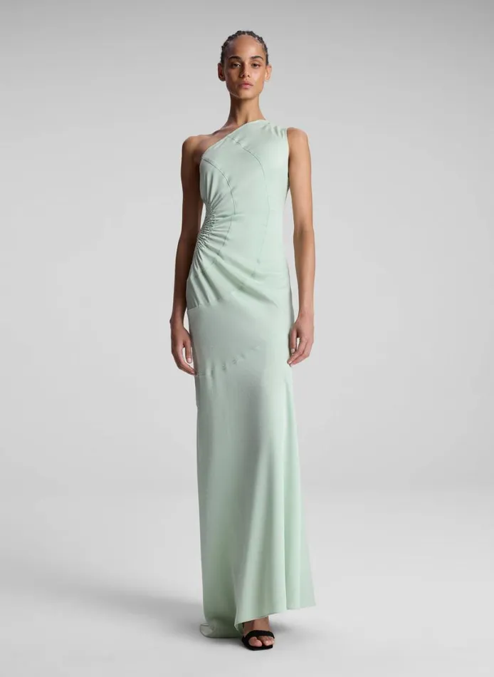Women Dresses ALC Paige One Shoulder Maxi Dress Mint