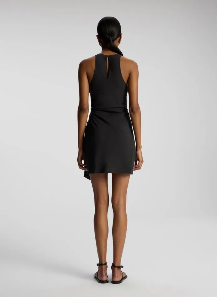 Women Dresses ALC Rue Linen Mini Dress Black