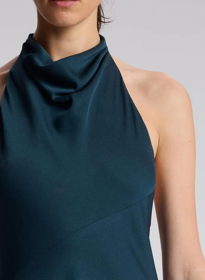Women Dresses ALC Sara Halter Maxi Dress Malachite