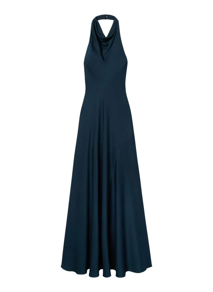 Women Dresses ALC Sara Halter Maxi Dress Malachite