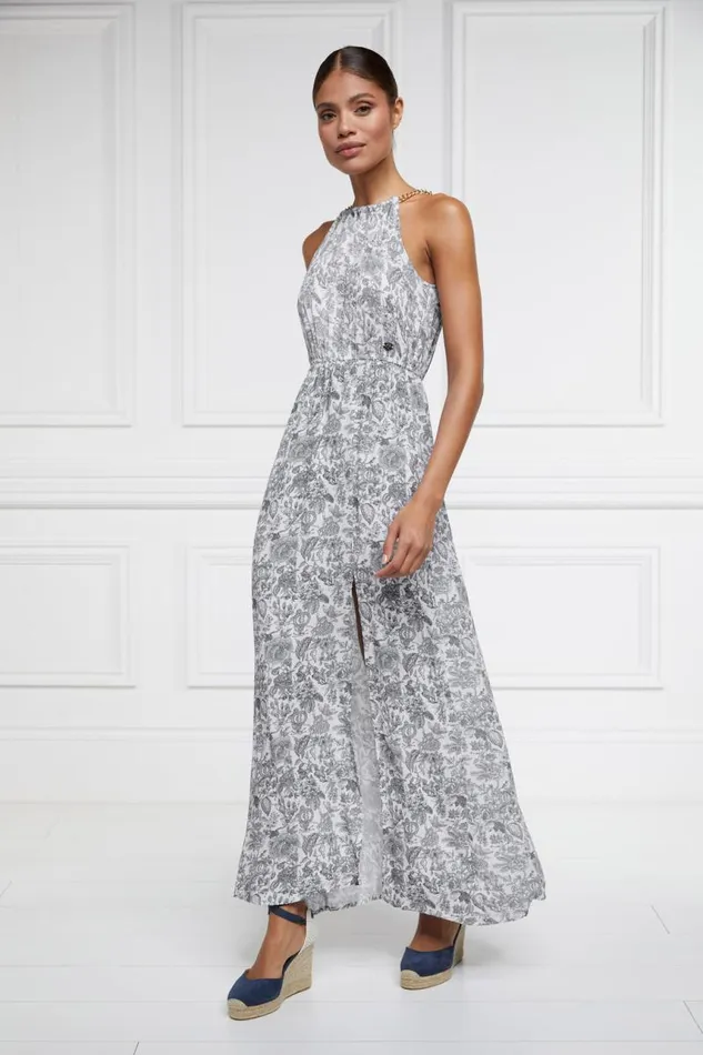 Women Dresses Holland Cooper Paloma Maxi Dress White Willow