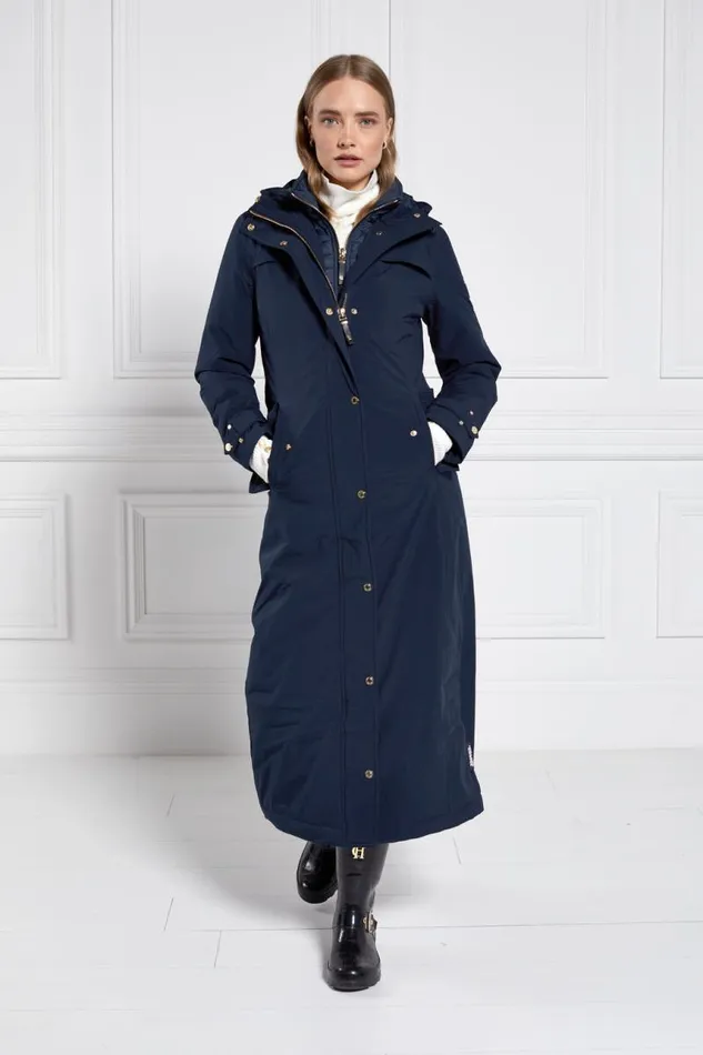 WomenEquestrian Coats Holland Cooper Longline Training Coat Ink Navy