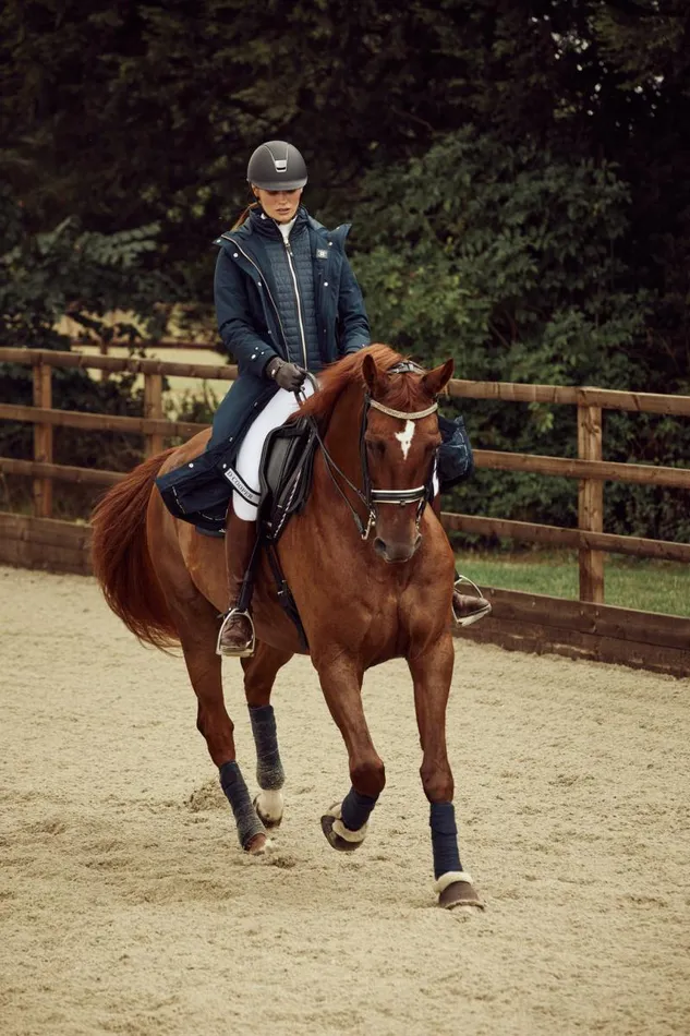 WomenEquestrian Coats Holland Cooper Longline Training Coat Ink Navy WomenEquestrian Coats Holland Cooper Longline Training Coat Ink Navy