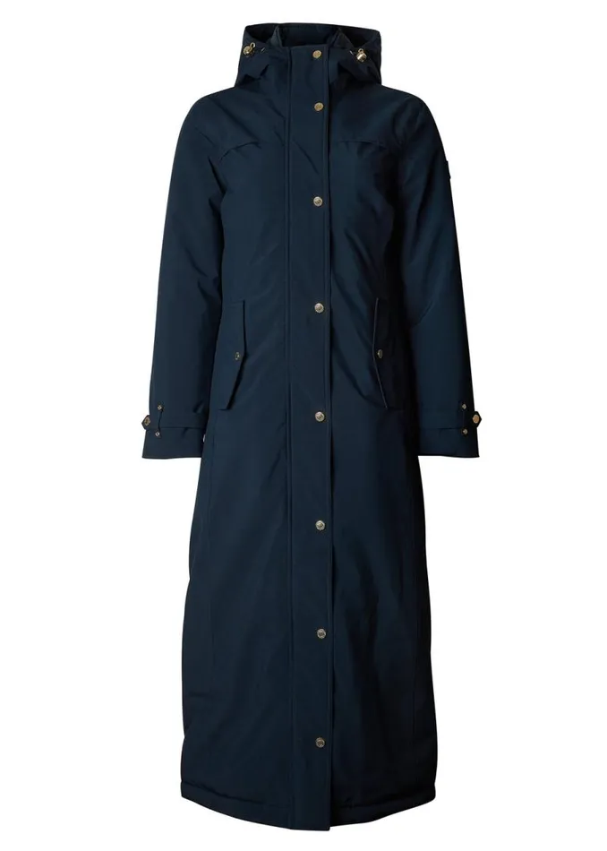 WomenEquestrian Coats Holland Cooper Longline Training Coat Ink Navy WomenEquestrian Coats Holland Cooper Longline Training Coat Ink Navy