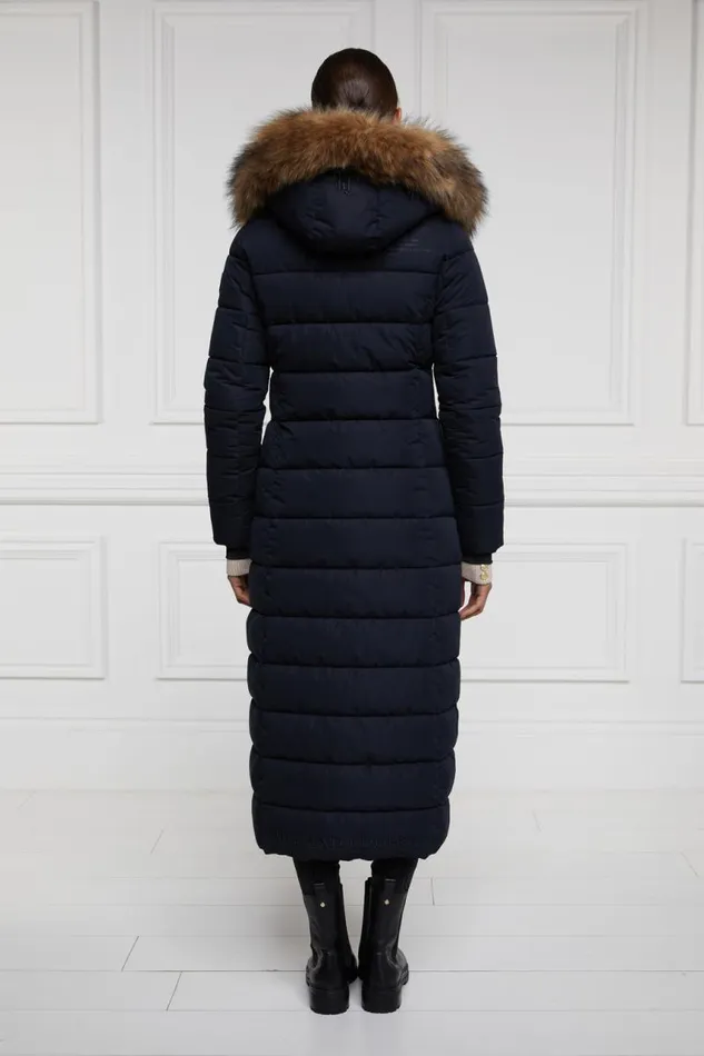 WomenEquestrian Coats Holland Cooper Stoneleigh Longline Coat Ink Navy WomenEquestrian Coats Holland Cooper Stoneleigh Longline Coat Ink Navy