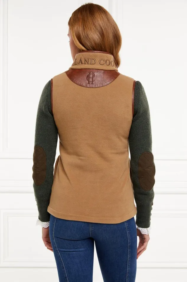 WomenEquestrian Fleeces Holland Cooper Country Fleece Gilet Coffee WomenEquestrian Fleeces Holland Cooper Country Fleece Gilet Coffee