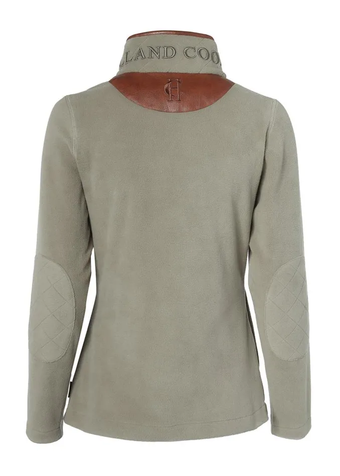 WomenEquestrian Fleeces Holland Cooper Country Fleece Half Zip Sage WomenEquestrian Fleeces Holland Cooper Country Fleece Half Zip Sage