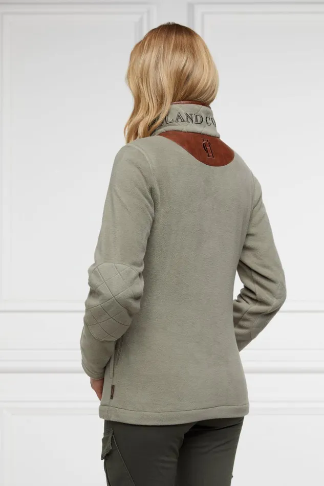 WomenEquestrian Fleeces Holland Cooper Country Fleece Half Zip Sage WomenEquestrian Fleeces Holland Cooper Country Fleece Half Zip Sage