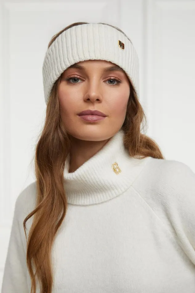 WomenEquestrian Hats and Headbands Holland Cooper Burghley Headband Cream WomenEquestrian Hats and Headbands Holland Cooper Burghley Headband Cream